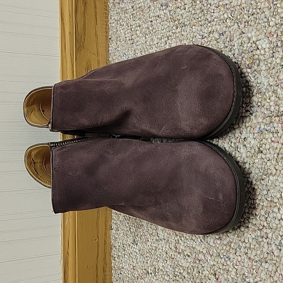 Vionic Plum Water Resistant Marissa Ankle Booties, Wmns Sz 11. New Without Tags - Picture 4 of 9